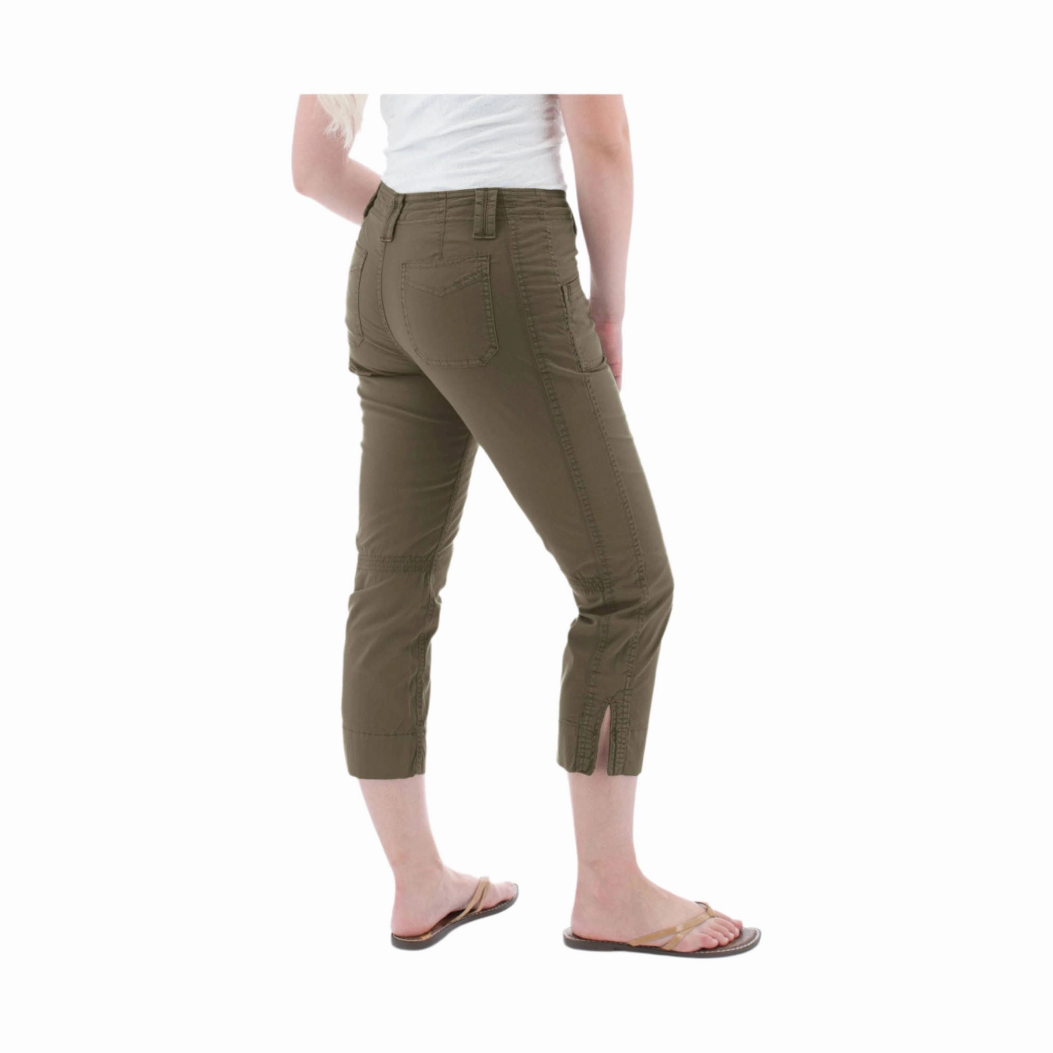 LightweightInsulation Aventura Women's Arden Organic Cotton Crop Pant - Grape Leaf