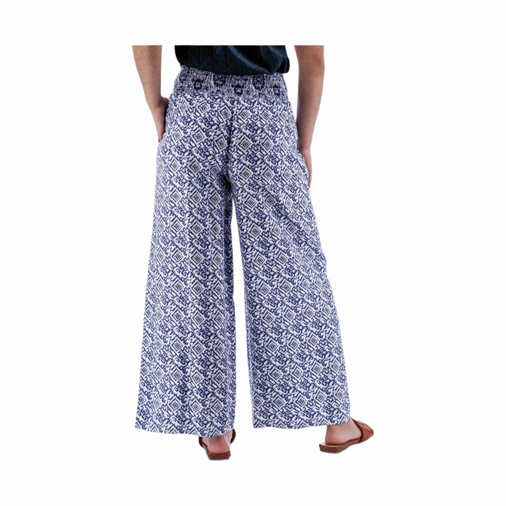 Aventura Women's Portofino Palazzo Pant - Sky Captain work mode