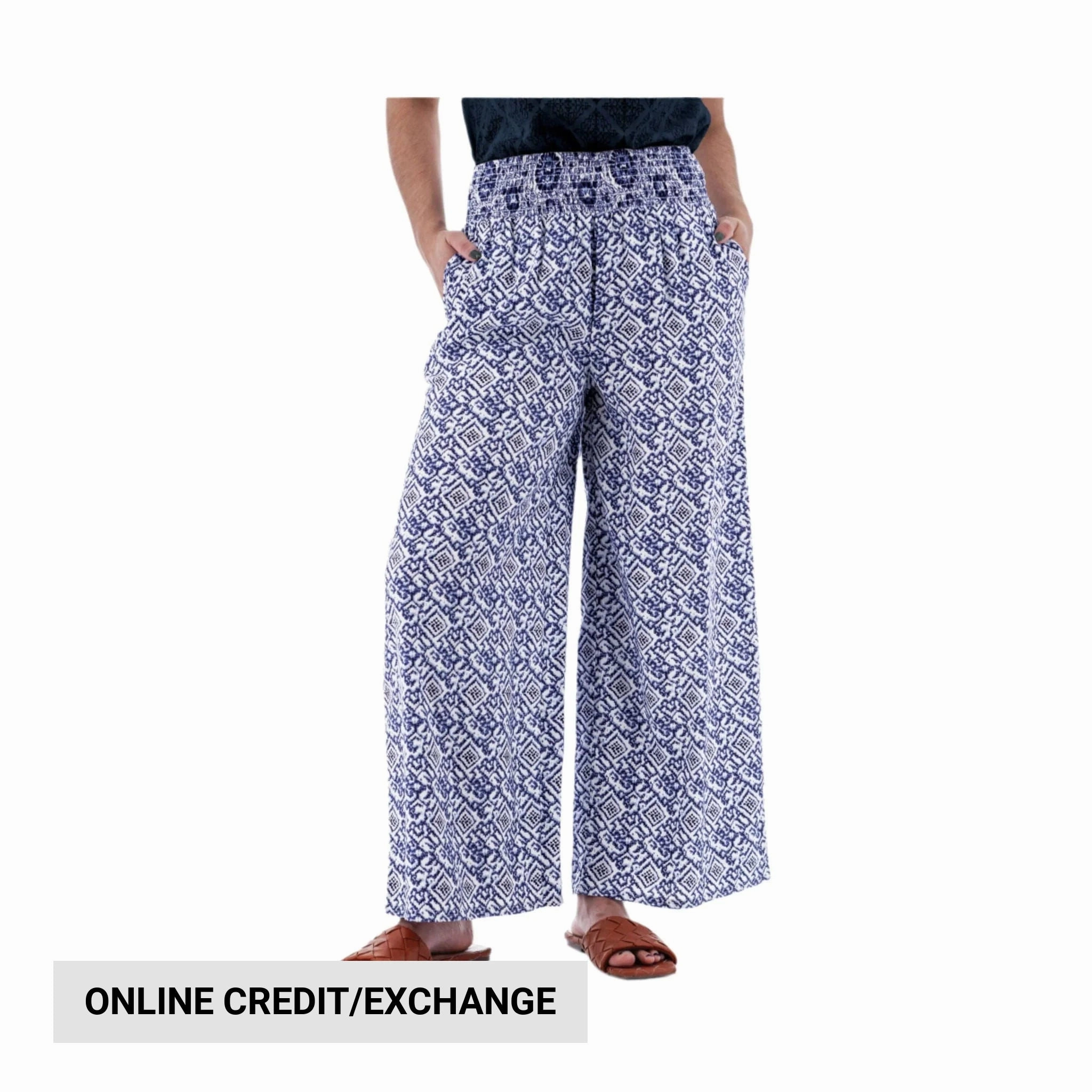 Quick-Dry Fabric Aventura Women's Portofino Palazzo Pant - Sky Captain