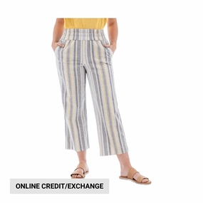 Stay Dry Body Shape Aventura Women's Shoreline Crop Pant - Cashmere Blue