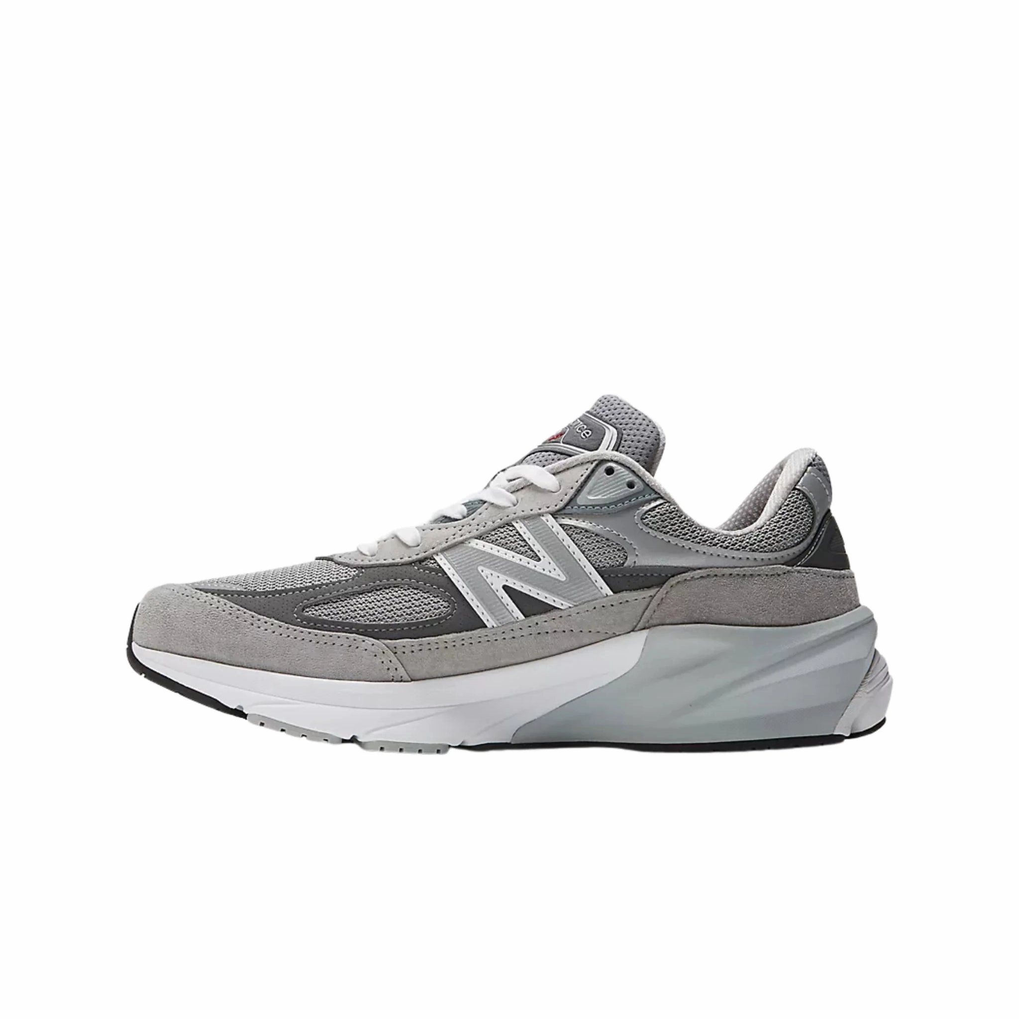Quick Wear Ventilation Panels New Balance Men's M990V6 Lifestyle Shoes - Grey