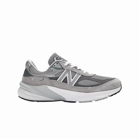 New Balance Men's M990V6 Lifestyle Shoes - Grey Retro Structured Shoe