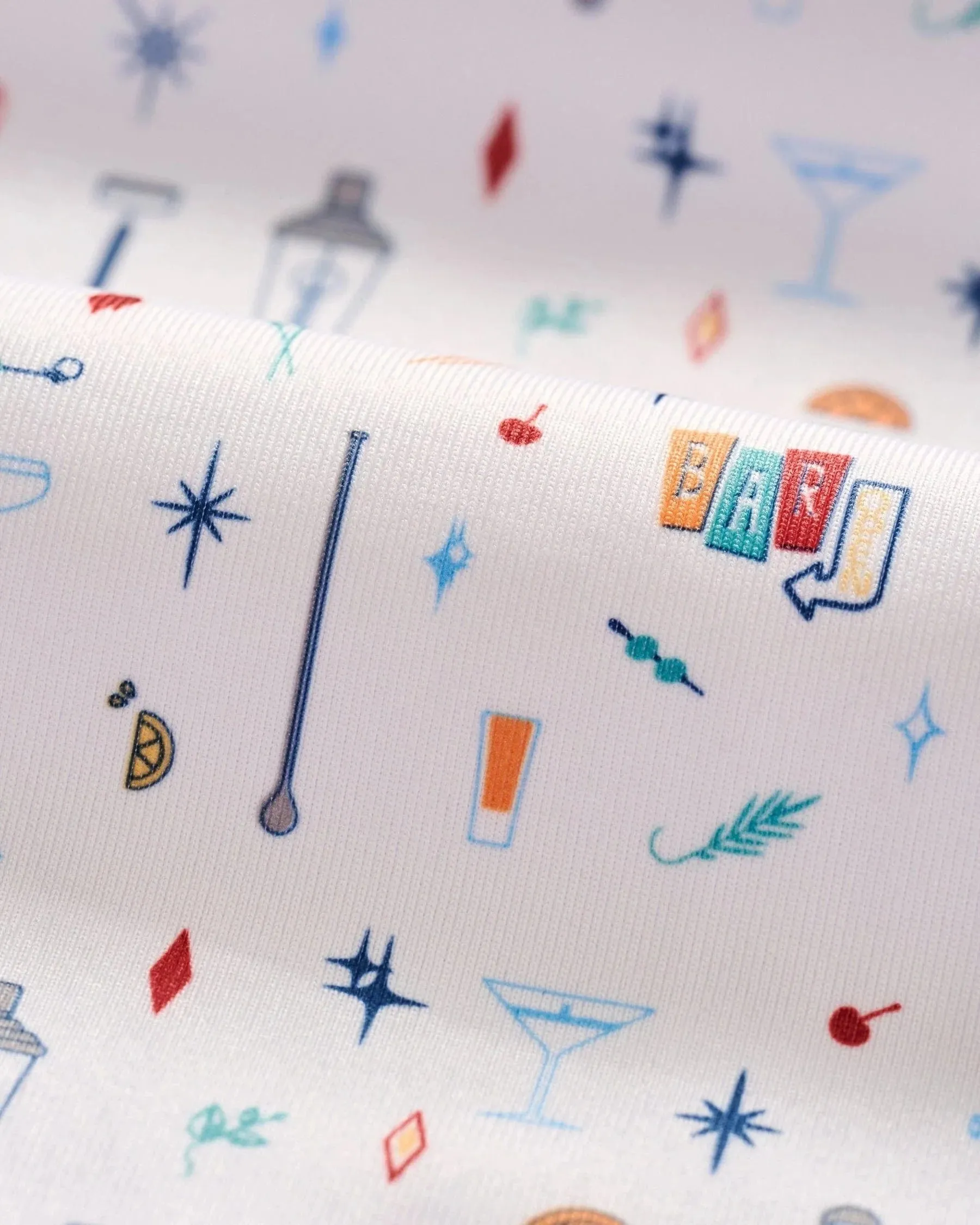 LowProfile Hem Casual Essentials Bar Cart Performance Jersey Polo