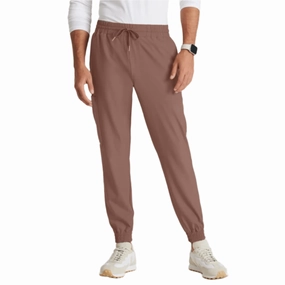 Slim Wear Design Barco Men's Voyager Jogger Scrub Pant - Driftwood