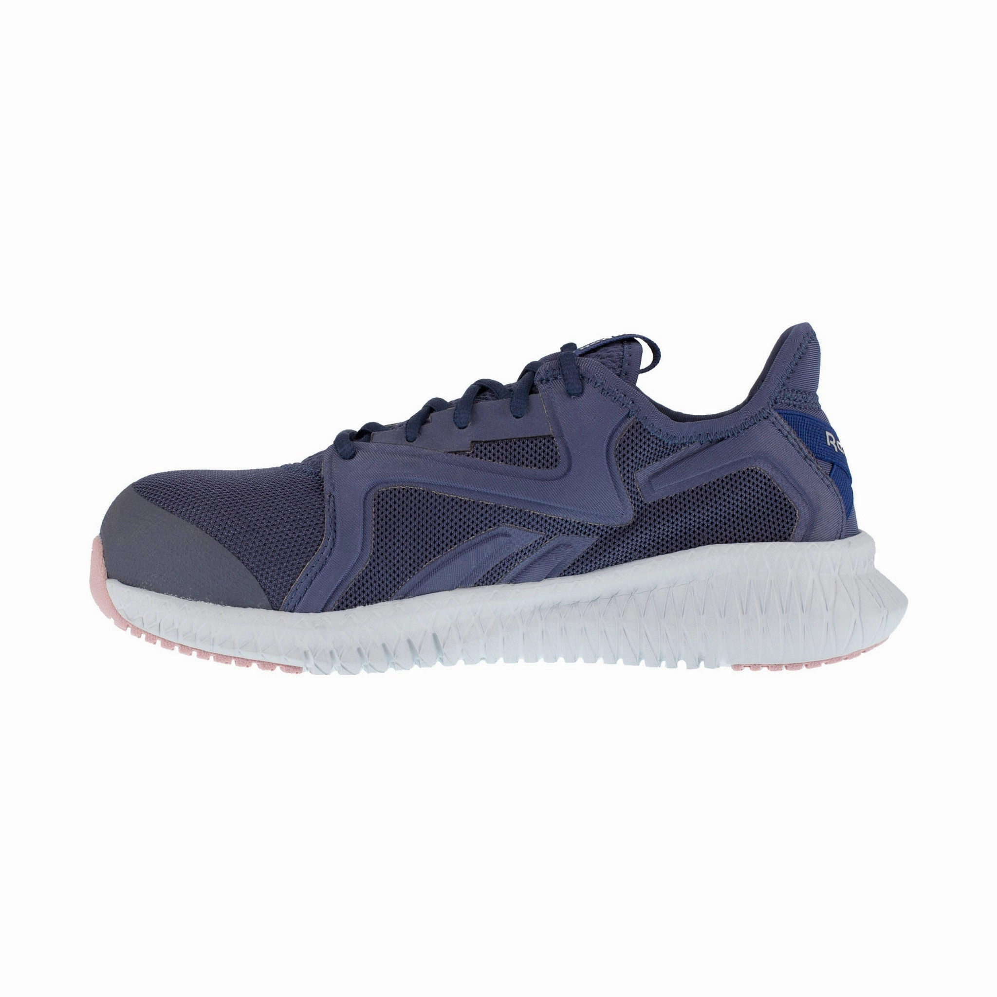 Reebok Work Women's Flexagon 3.0 Athletic Composite Toe Work Shoes - Blue/Pink Easy performance