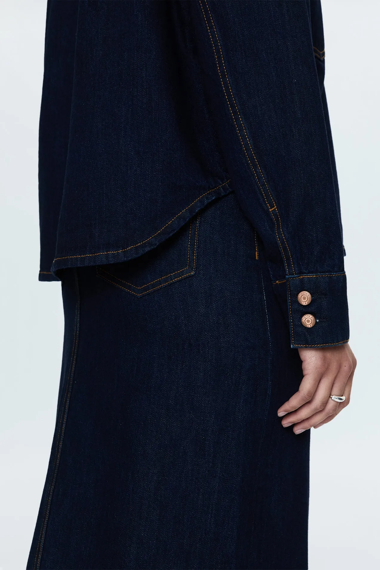 Mandy Denim Shacket - Countdown High Loft Insulation