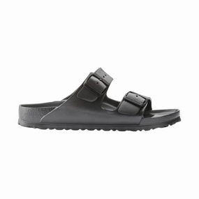Sunset Stroll Birkenstock Arizona Essentials EVA Sandal - Metallic Anthracite