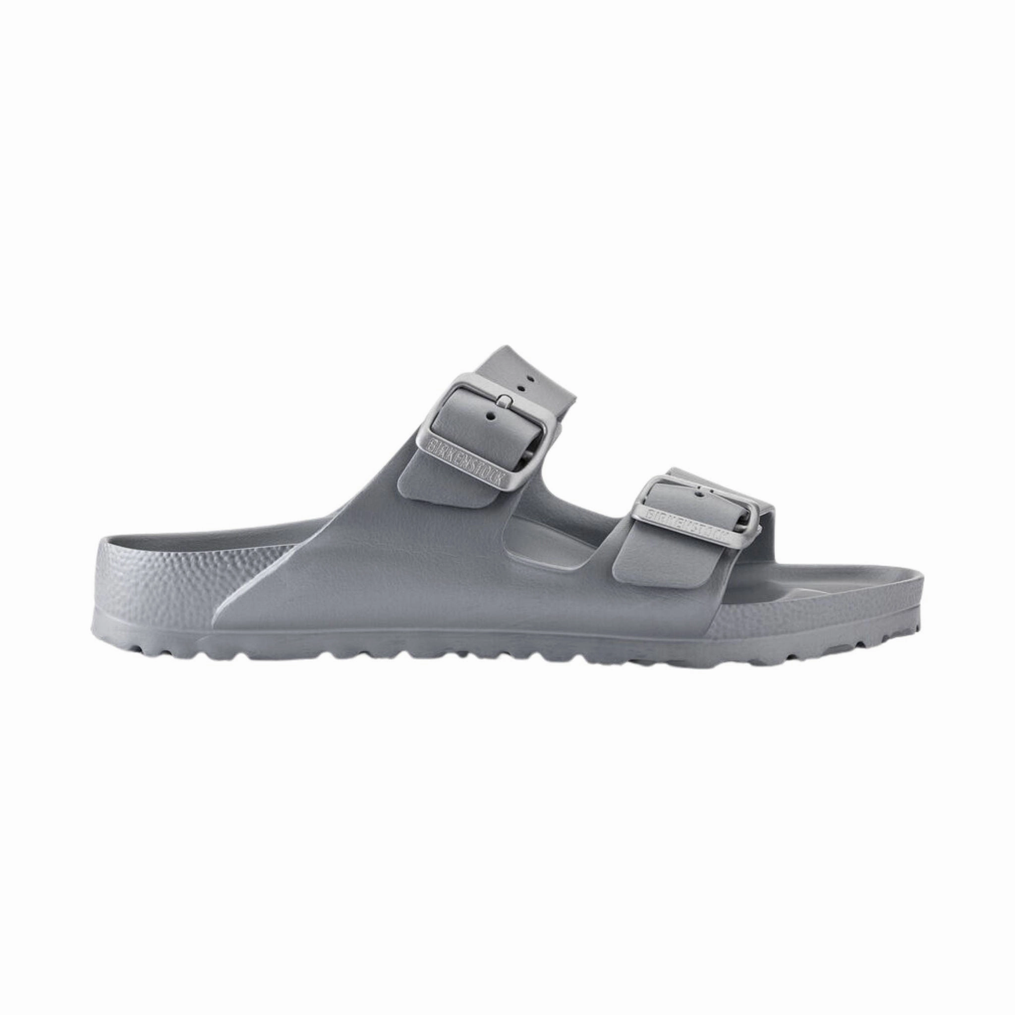 Comfortable And Lightweight Road Trip Birkenstock Arizona Essentials EVA Sandal - Metallic Silver