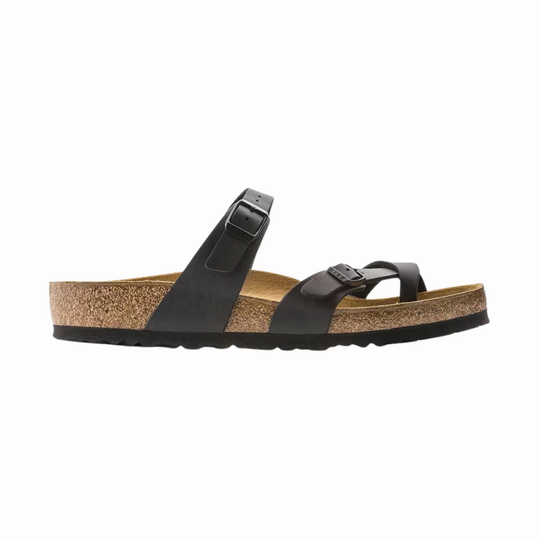 Suede Birkenstock Mayari Sandal - Birko Flor Black