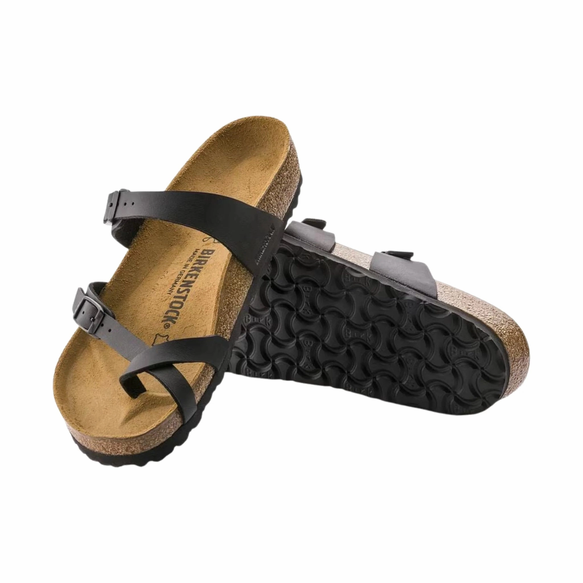 Wide Straps Birkenstock Mayari Sandal - Birko Flor Black