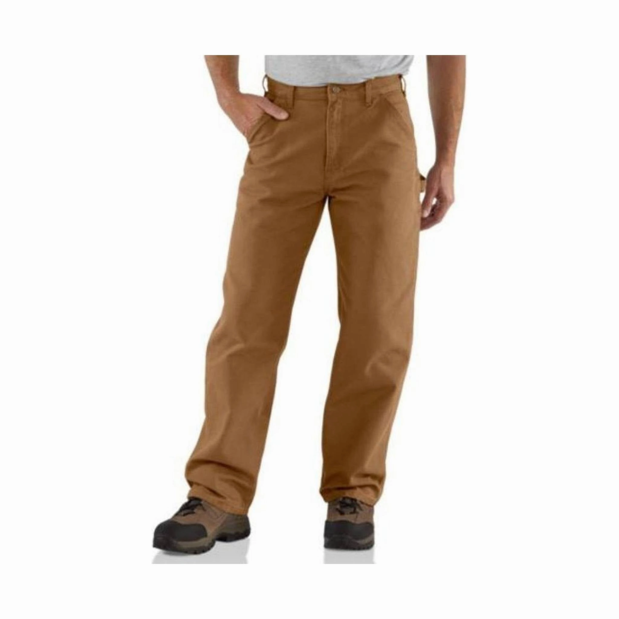 Carhartt Men's Washed Duck Work Dungaree - Carhartt Brown Easy Match
