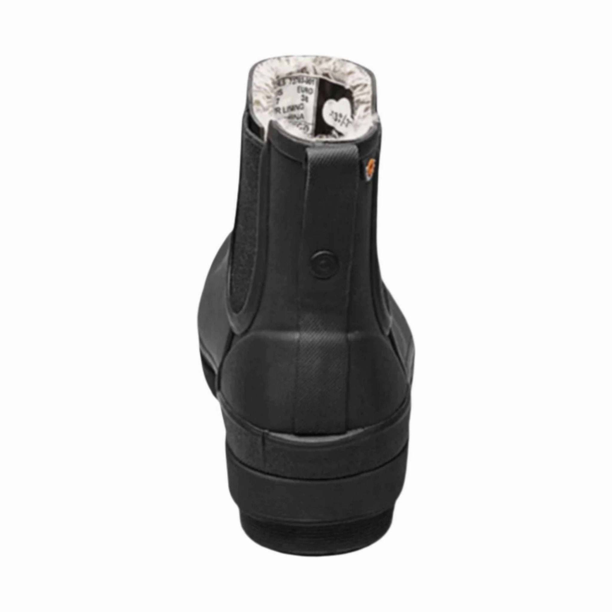 Bogs Women's Amanda II Chelsea Slip On Rain Boot - Black Frost resistant