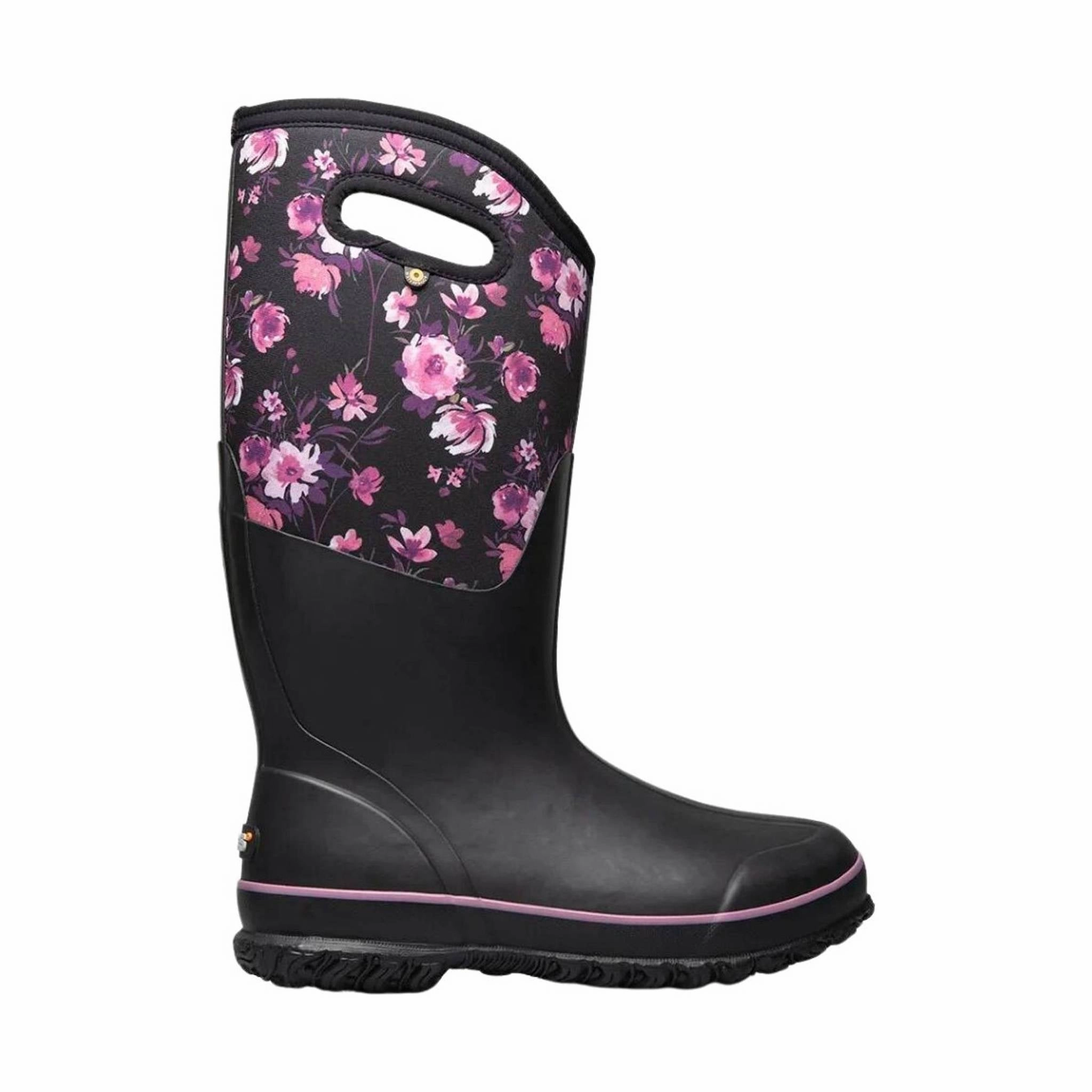 Versatile Look Bogs Women's Classic Tall Painterly Rain Boot - Black Multi