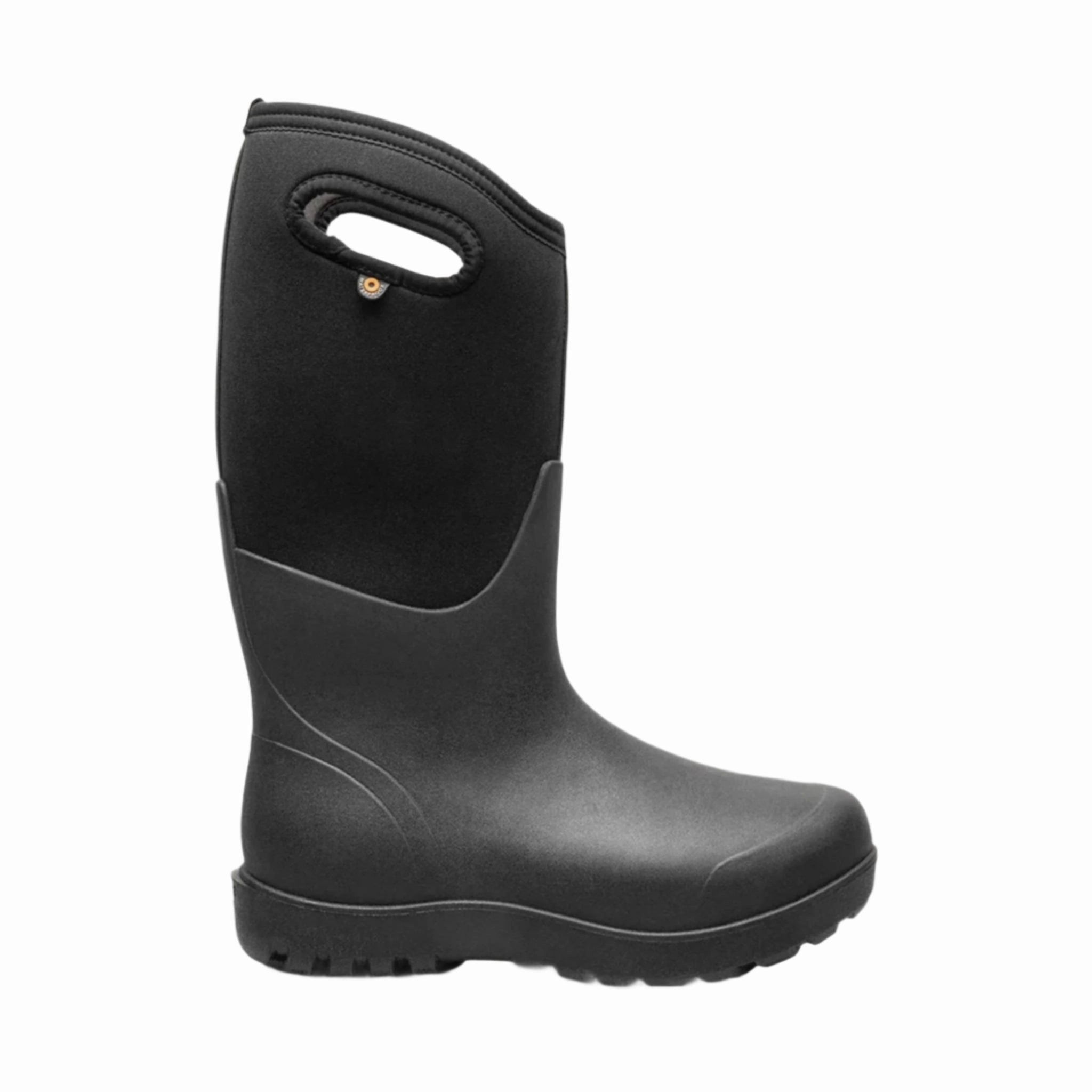 Bogs Women's Neo Classic Tall Pull On Rain Boot - Black Heat   Resistant Slip Resistant Weather Resistant User