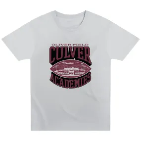 Oliver Field Sports Fan Tee - Silver Casual Comfort Fit