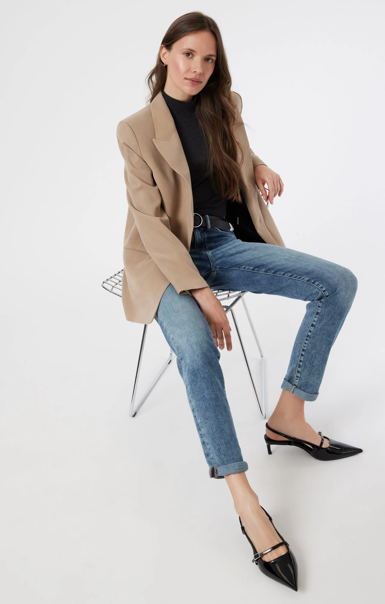 Everyday Ready KATHLEEN SLIM BOYFRIEND IN LIGHT USED FEATHER BLUE