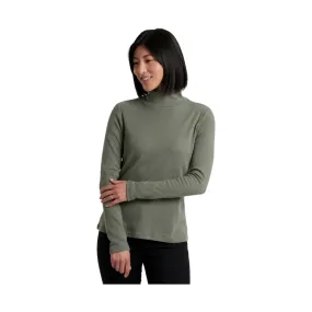 EcoFriendly Material Quick Release Fasteners Kuhl Women's Verona Rib Long Sleeve Shirt - Soft Pine