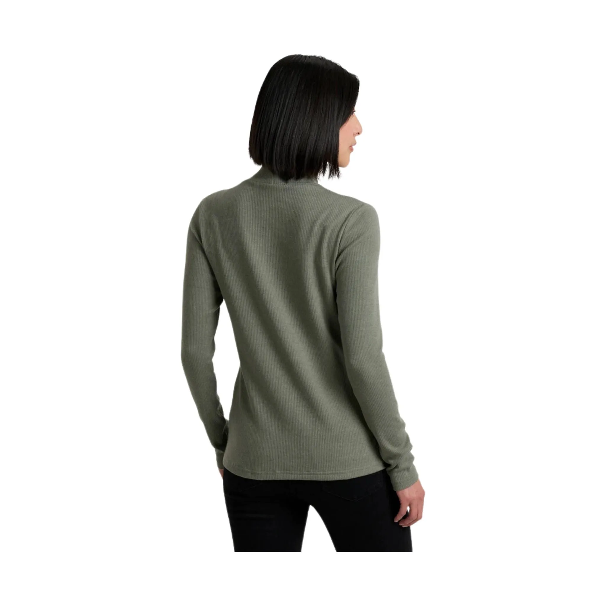 Kuhl Women's Verona Rib Long Sleeve Shirt - Soft Pine EasyClean