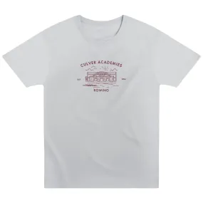 Rowing Sports Fan Tee - Silver Daily Fashion