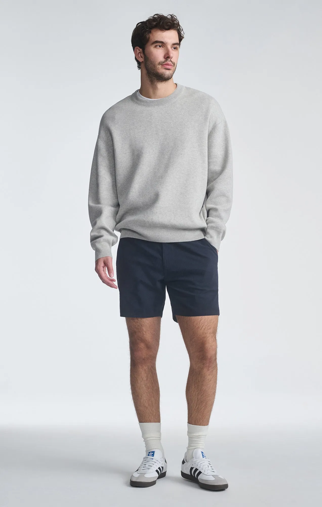 Hiking shorts NATE SHORTS IN NAVY SEERSUCKER