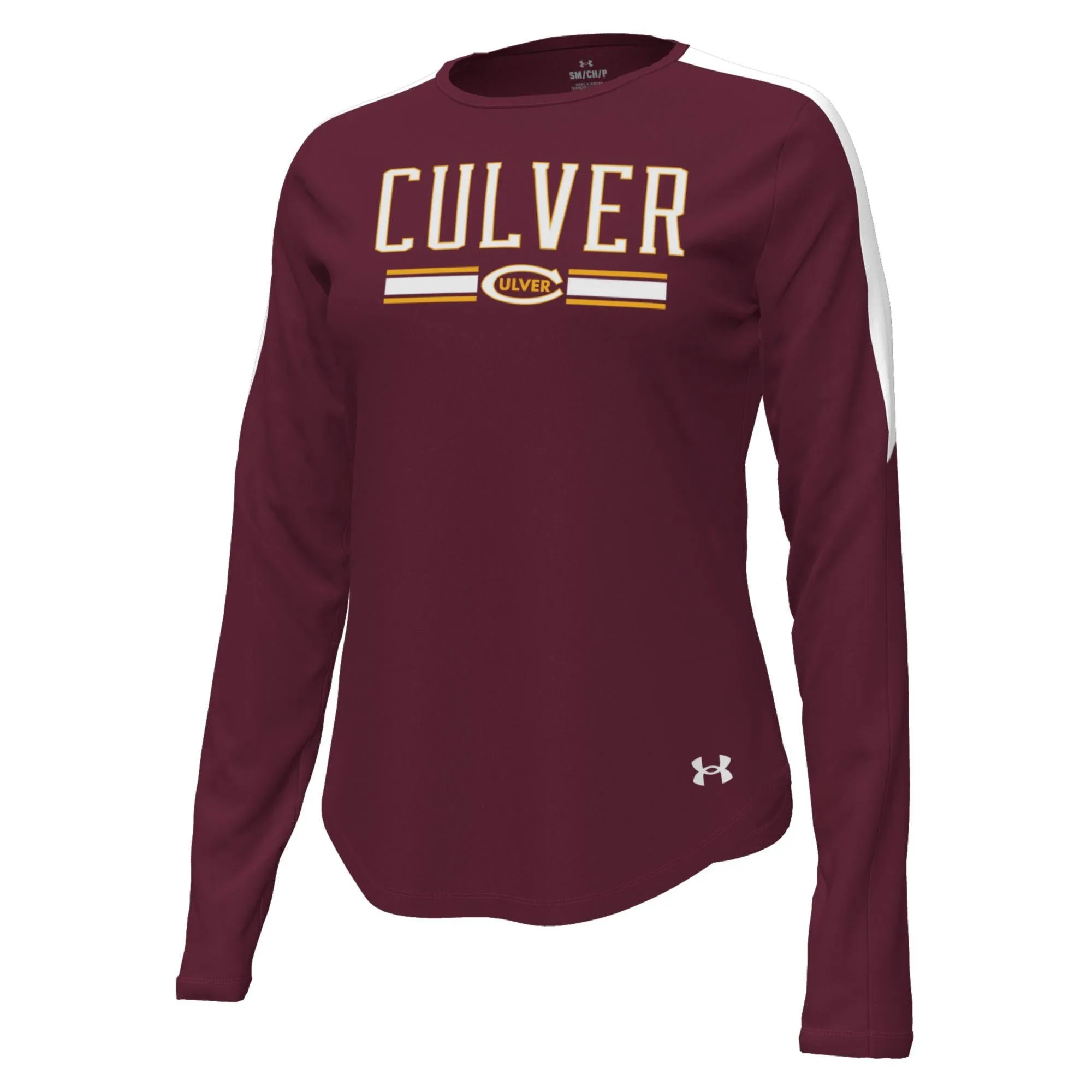 Under Armour Womens Gameday Knockout Long Sleeve Tee - Maroon Adjustable Fit
