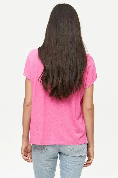 Perfect Layer Breathable Wear Design Lizzy V-Neck Tee