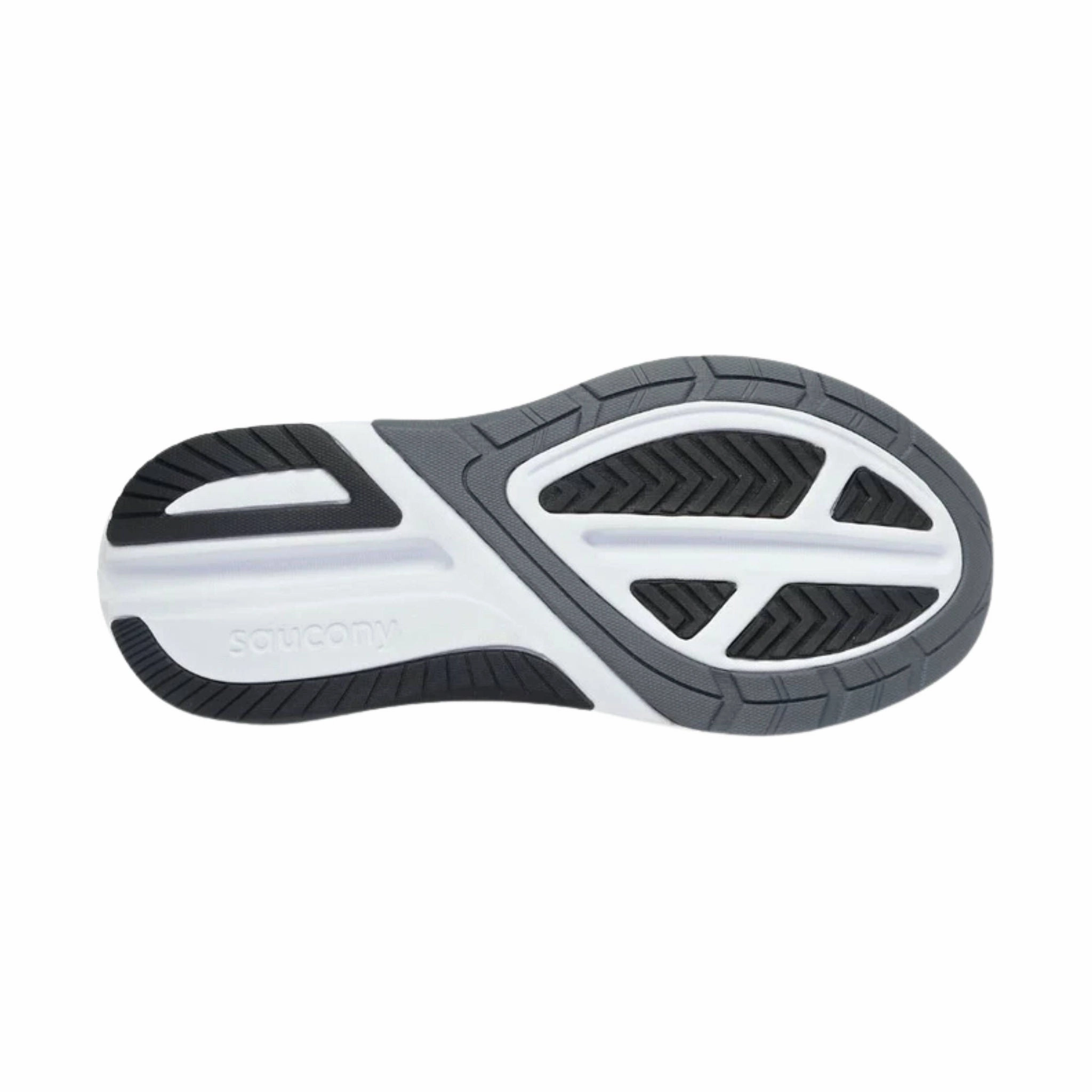 Saucony Men's Echelon 9 Running Shoes - Black/White Flexible Upper Neutral Pace