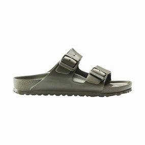 Red Bold Environmentally Friendly Footbed Birkenstock Arizona Essentials EVA Sandal - Khaki