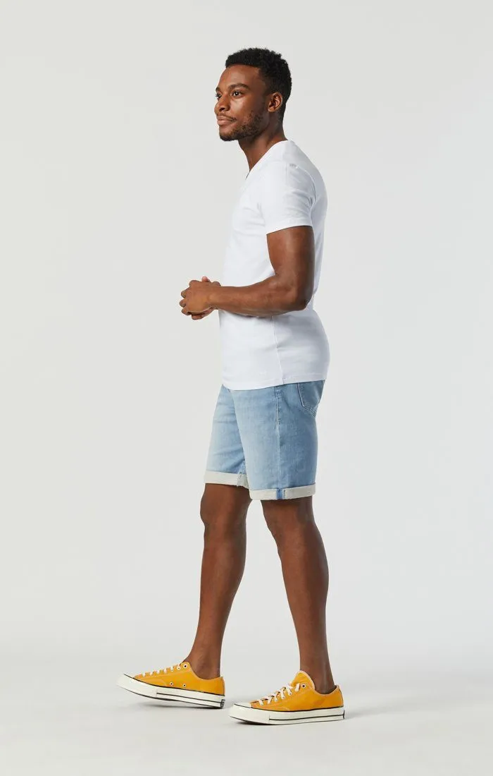 BRIAN SHORTS IN LIGHT BRUSHED ATHLETIC Summer Style Relax Fit Comfort