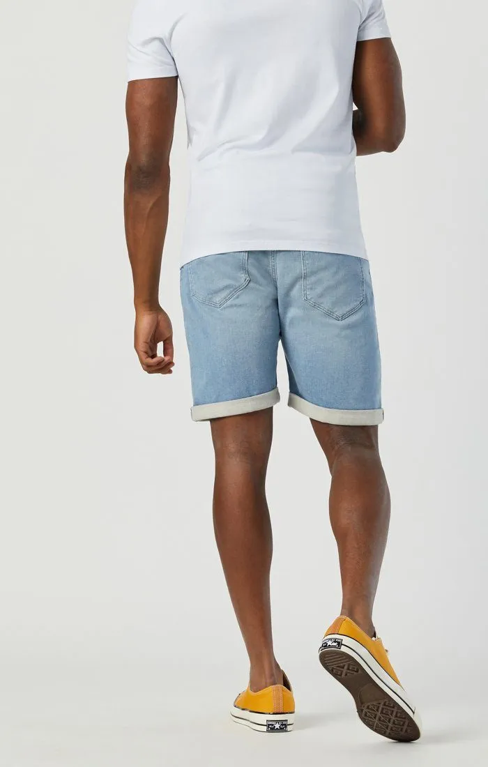 BRIAN SHORTS IN LIGHT BRUSHED ATHLETIC Travel Ready