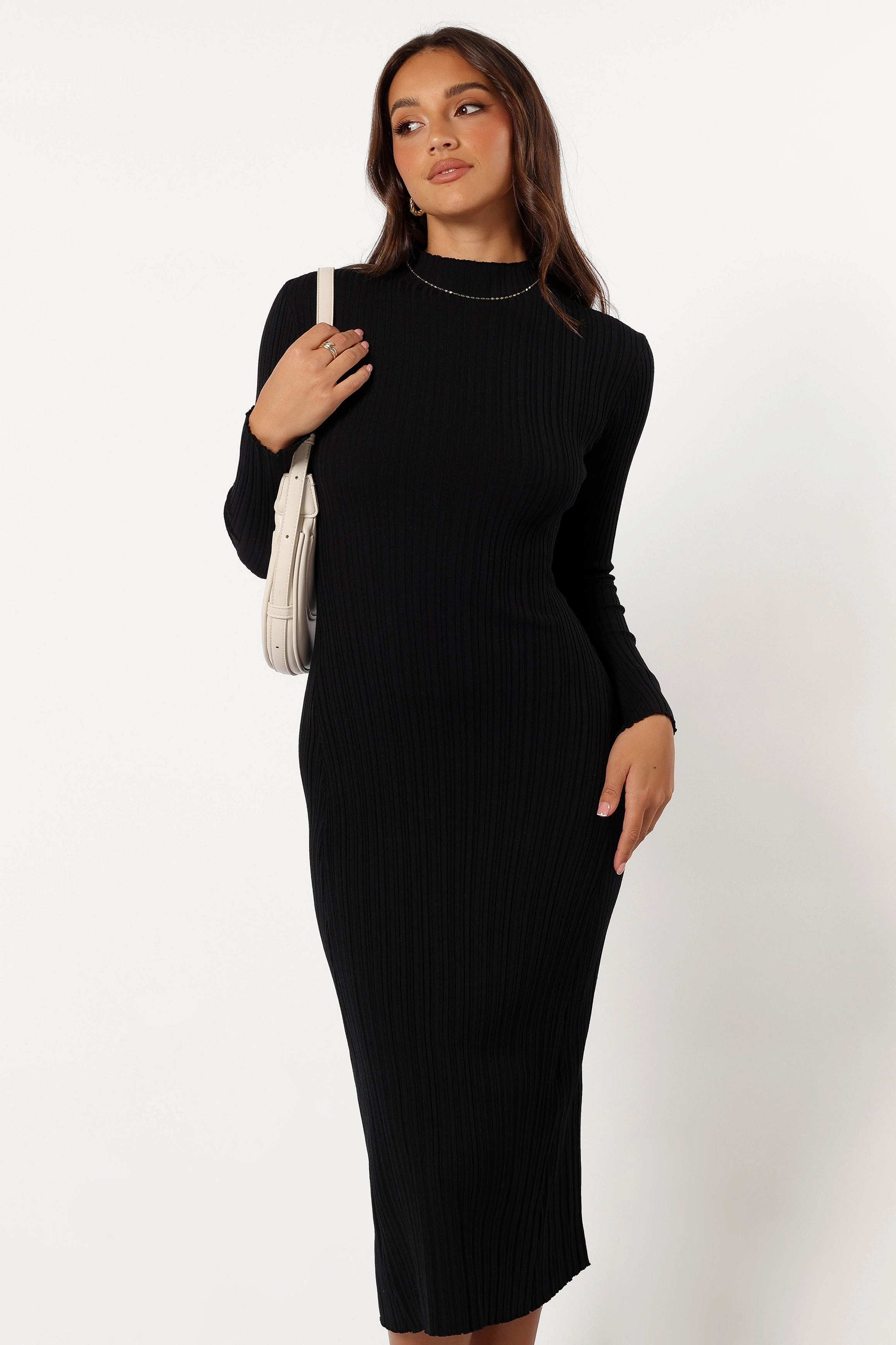 Effortless weekend dress Briar Long Sleeve Dress - Black
