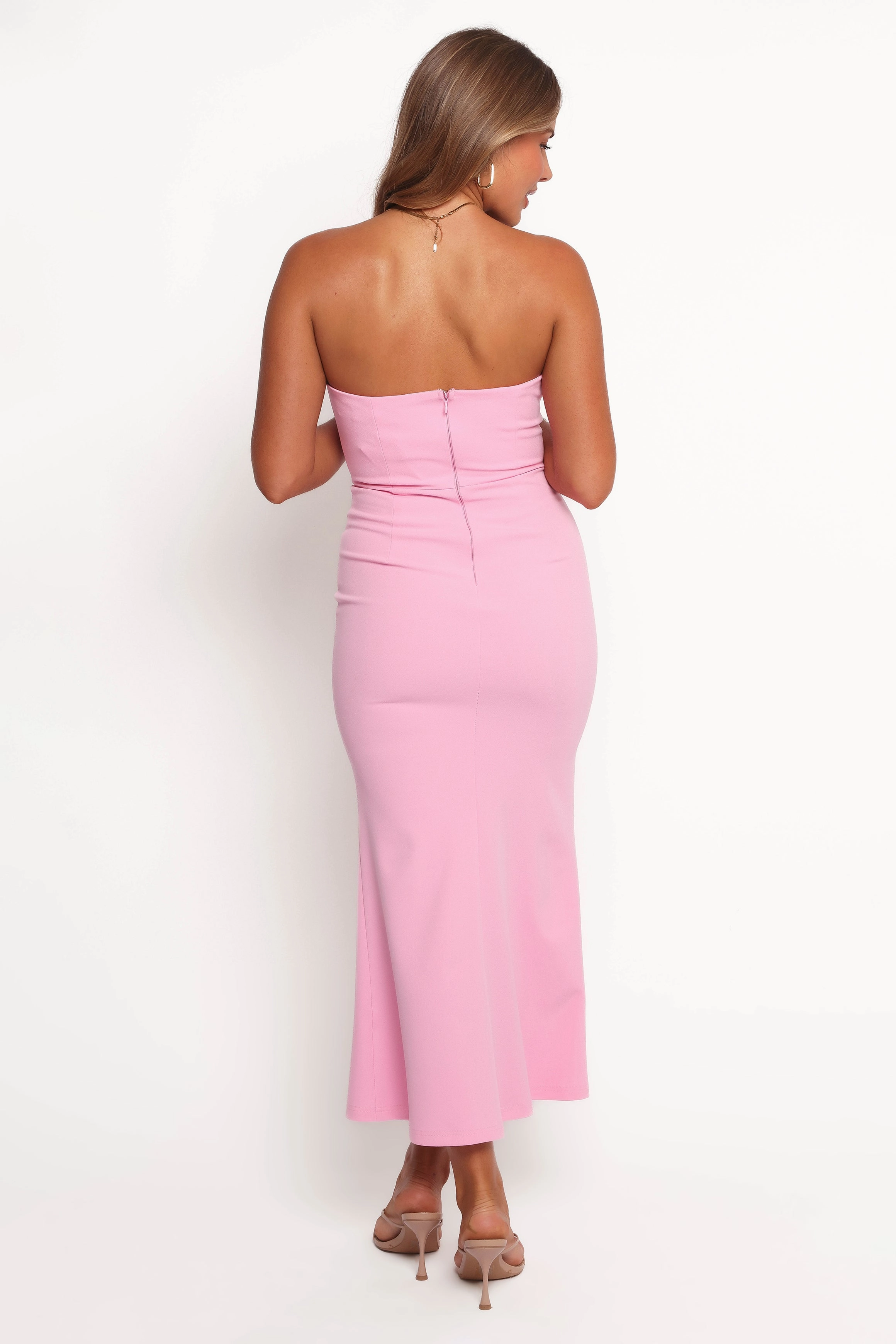 Briggs Midi Dress - Pink Elegant Mood All-season garment