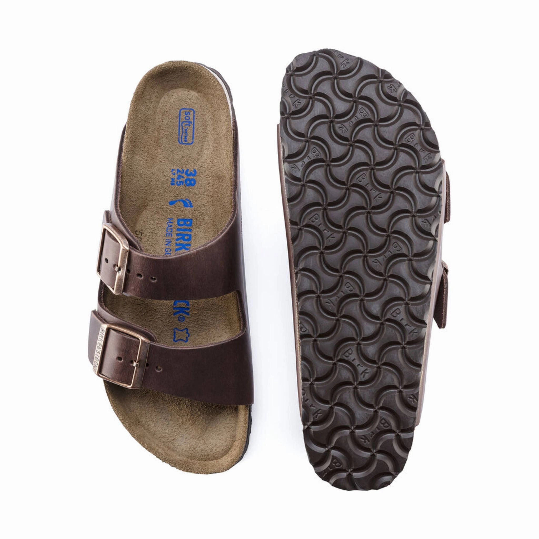 Quick Drying Lining Soft Edge Brikenstock Arizona Soft Footbed Sandal - Oiled Leather Habana