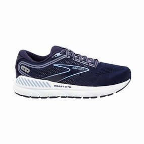 Brooks Men's Beast GTS 23 Road Running Shoes - Peacoat/Blue/White Motion Comfort