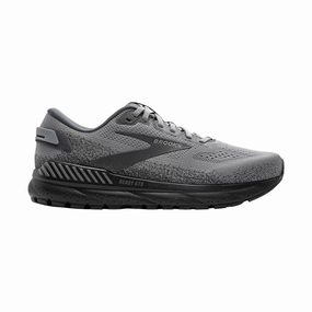 Soft Landing Lace Up Closure Systems Brooks Men's Beast GTS 24 Road Running Shoes - Primer Grey/Ebony