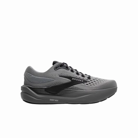 Brooks Men's Ghost Max 3 Road Running Shoes - Primer Grey/Ebony Airflow Circulation Channels Reinforced Heel Cup