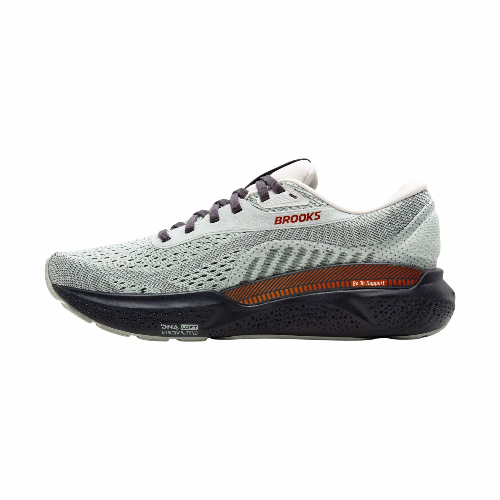 Brooks Women's Adrenaline GTS 24 Road Running Shoes - Mercury/Ebony/Copper Supportive grip