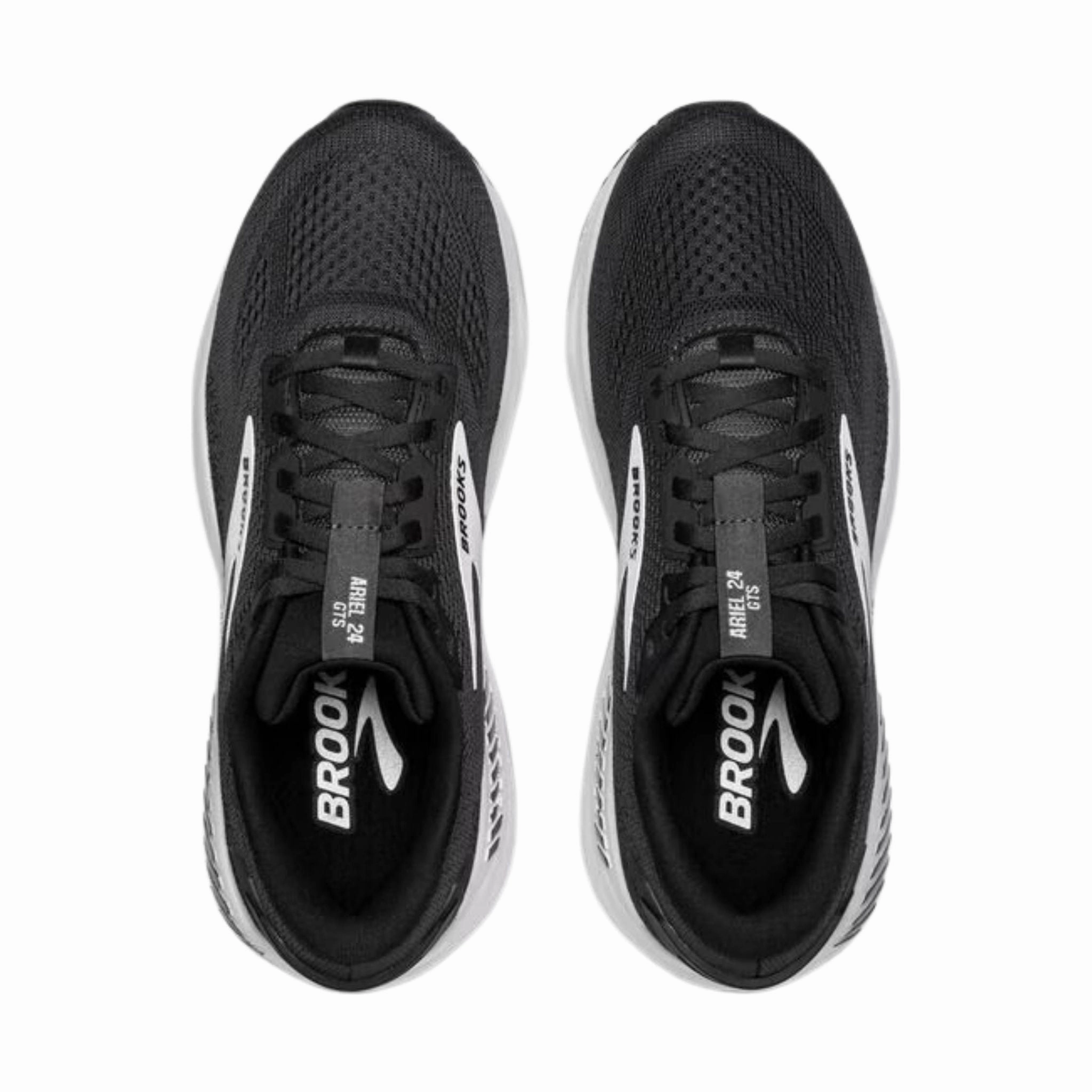 Brooks Women's Ariel GTS 24 Road Running Shoes - Ebony/Black/White Distinctive flair