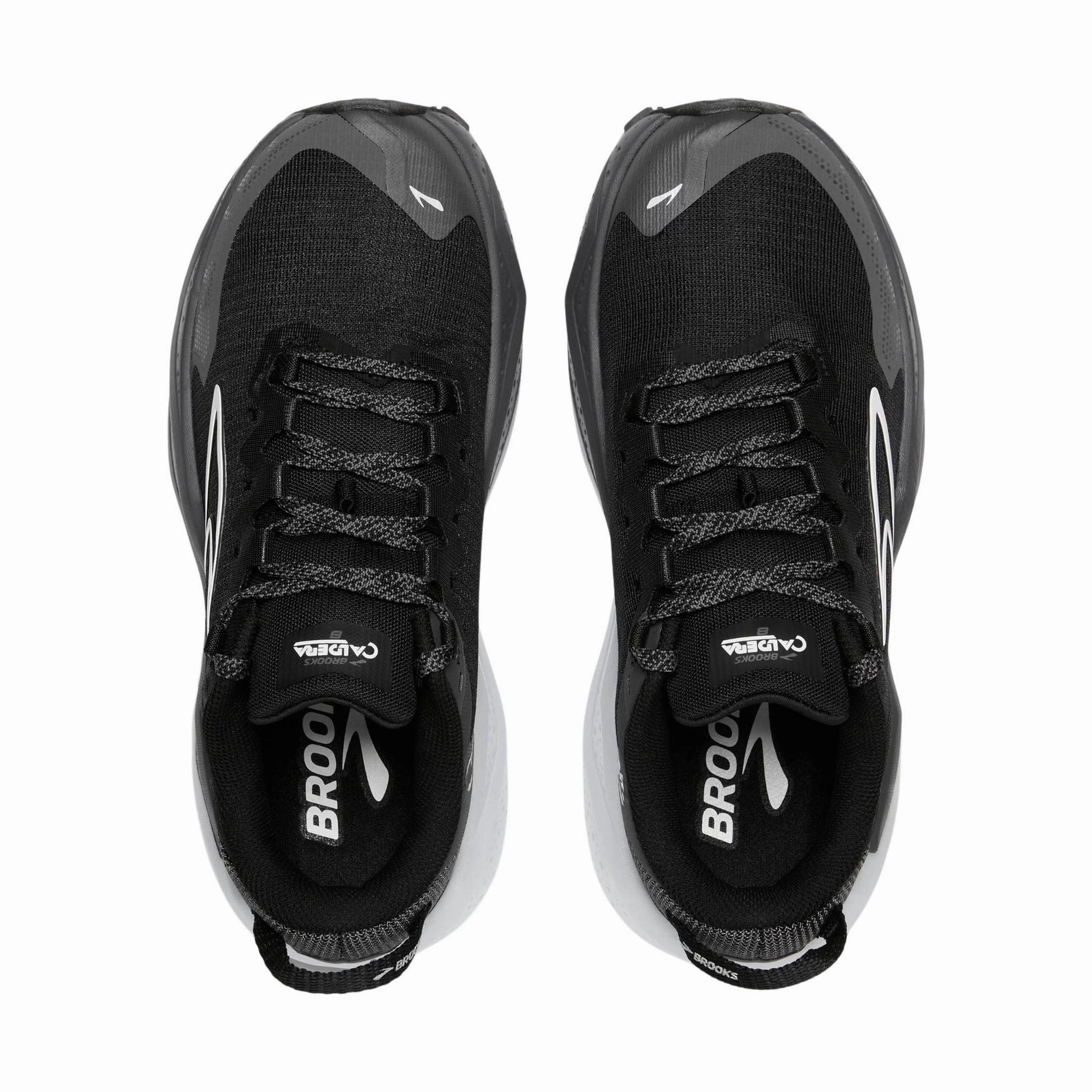 Brooks Women's Caldera 8 Trail Running Shoes - Black/Blackened Pearl/White High Endurance