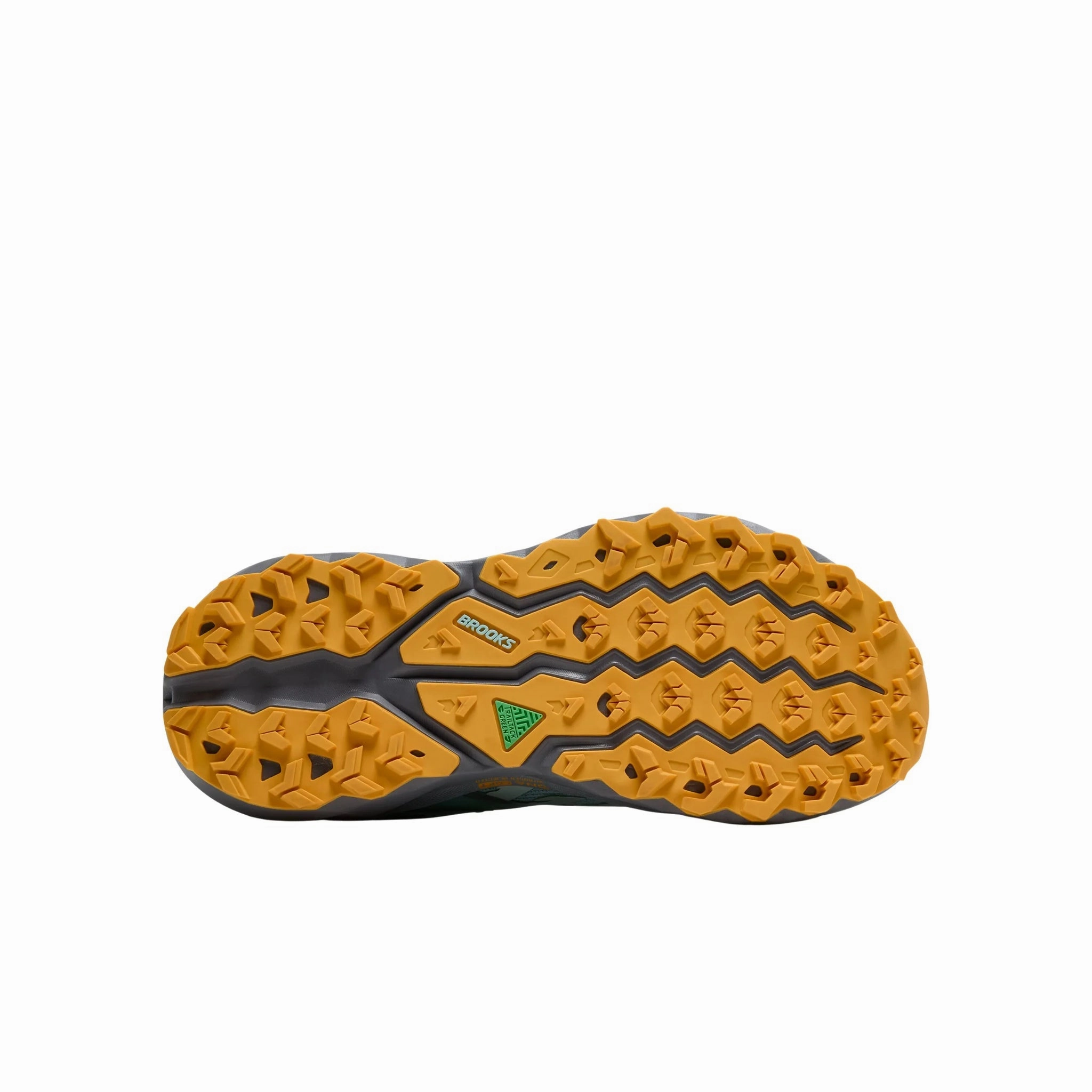 Brooks Women's Cascadia 19 Trail Running Shoes - Clearwater/Primer Grey/Apricot Cushioned Midsole Design Energy Returning Heel