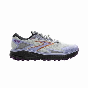Brooks Women's Divide 5 Trail Running Shoes - Mercury/Ebony/Sweet Lavender training shoes