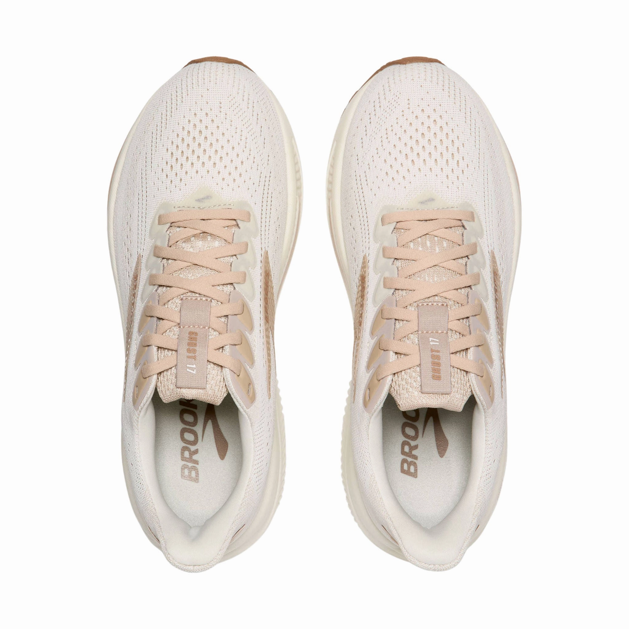 Brooks Women's Ghost 17 Road Running Shoes - Grey/Chateau Grey/Portabella Stretchable Openings