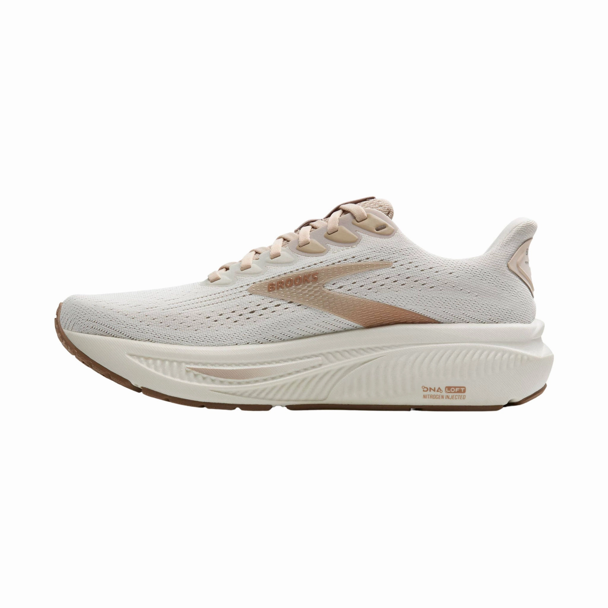 Abrasion Resistant Outsole Brooks Women's Ghost 17 Road Running Shoes - Grey/Chateau Grey/Portabella