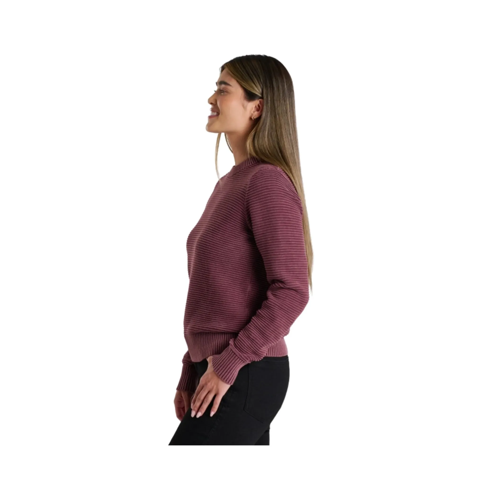 product fleece lining warmth good for weekends Kuhl Women's Sofie Sweater - Winter Berry