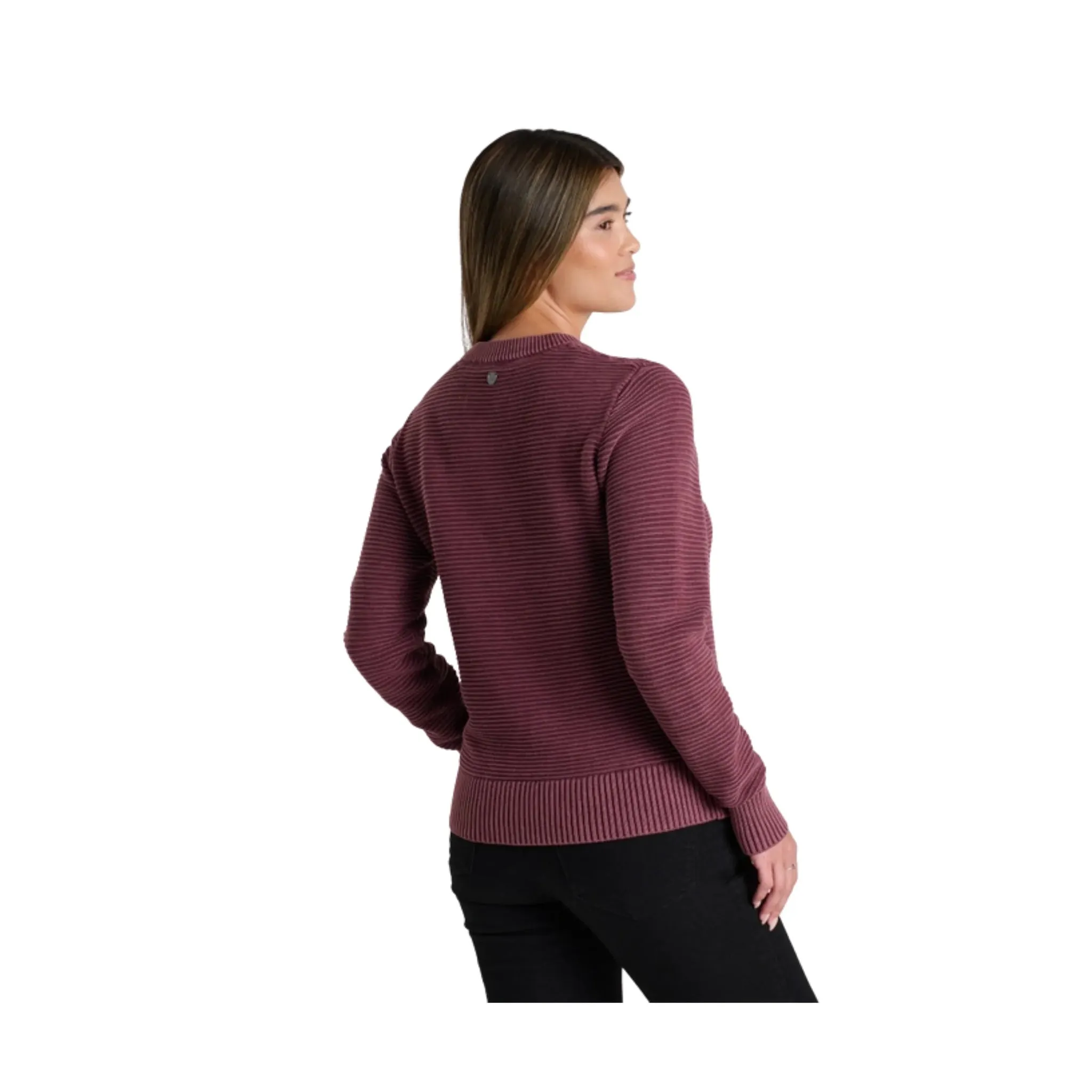 Kuhl Women's Sofie Sweater - Winter Berry teens' pearl accents