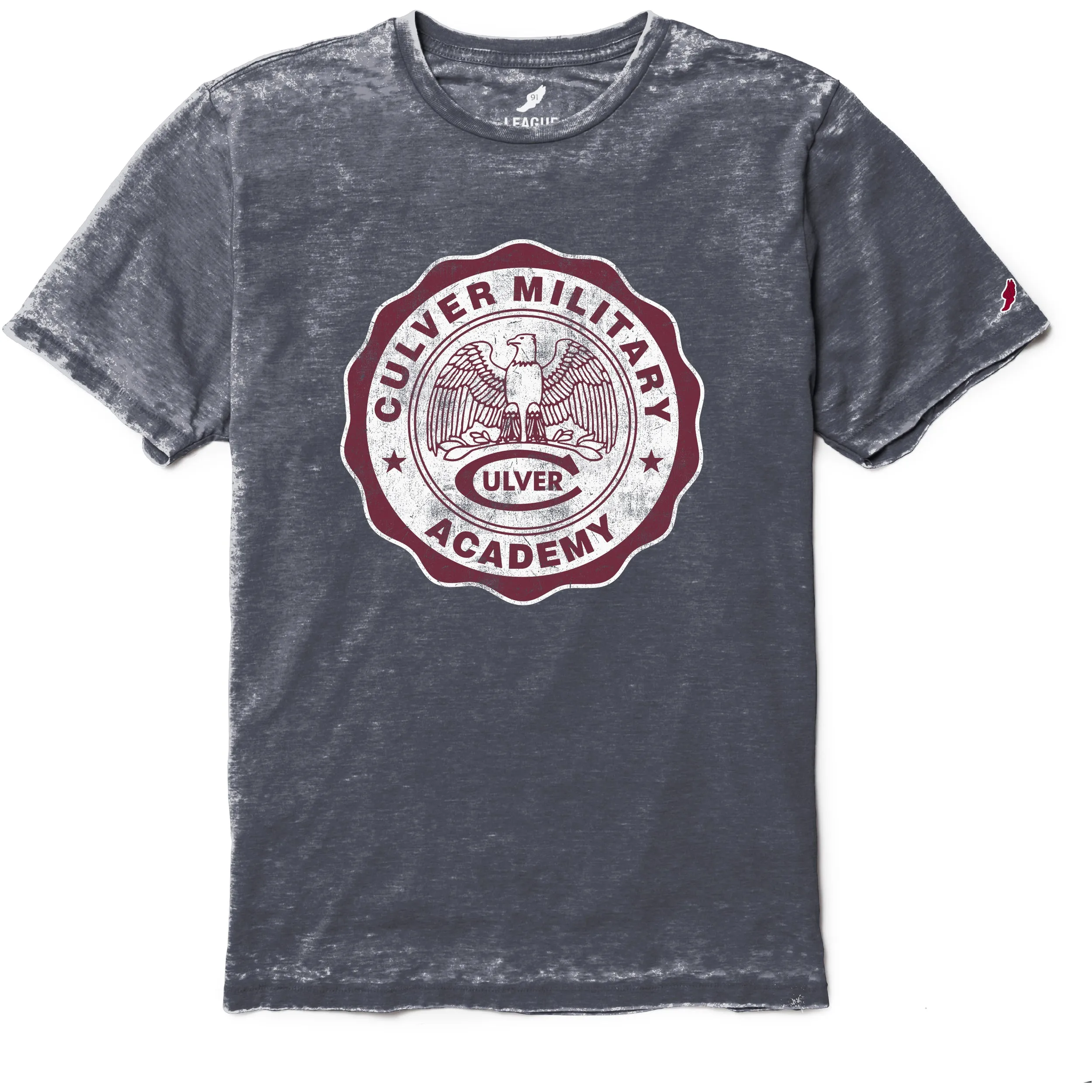 Burnout Crewneck - Heather Navy Everyday apparel Sport Fit