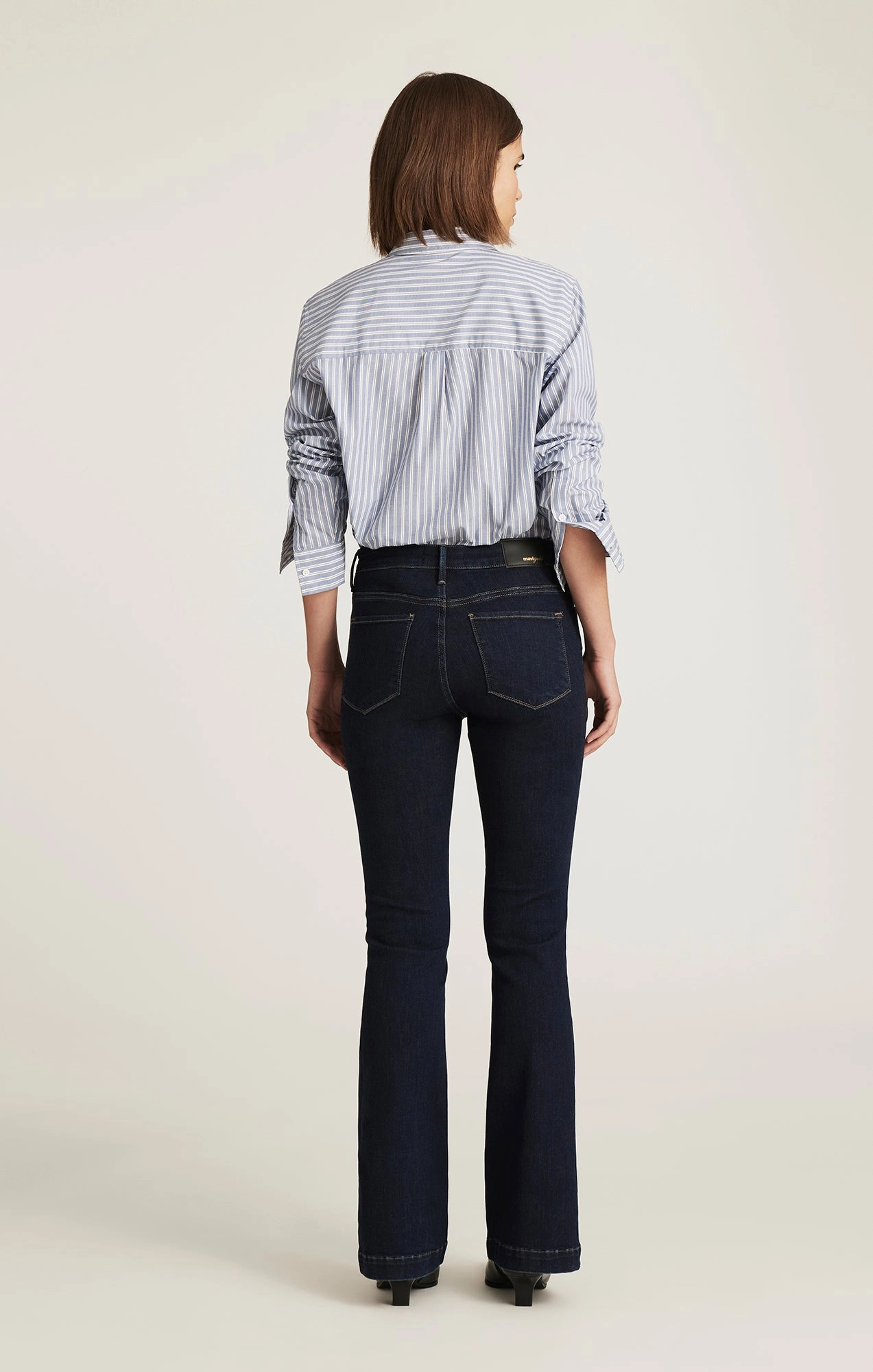 SYDNEY FLARE IN RINSE GOLD PREMIUM Picnic Style Modern Cool Texture