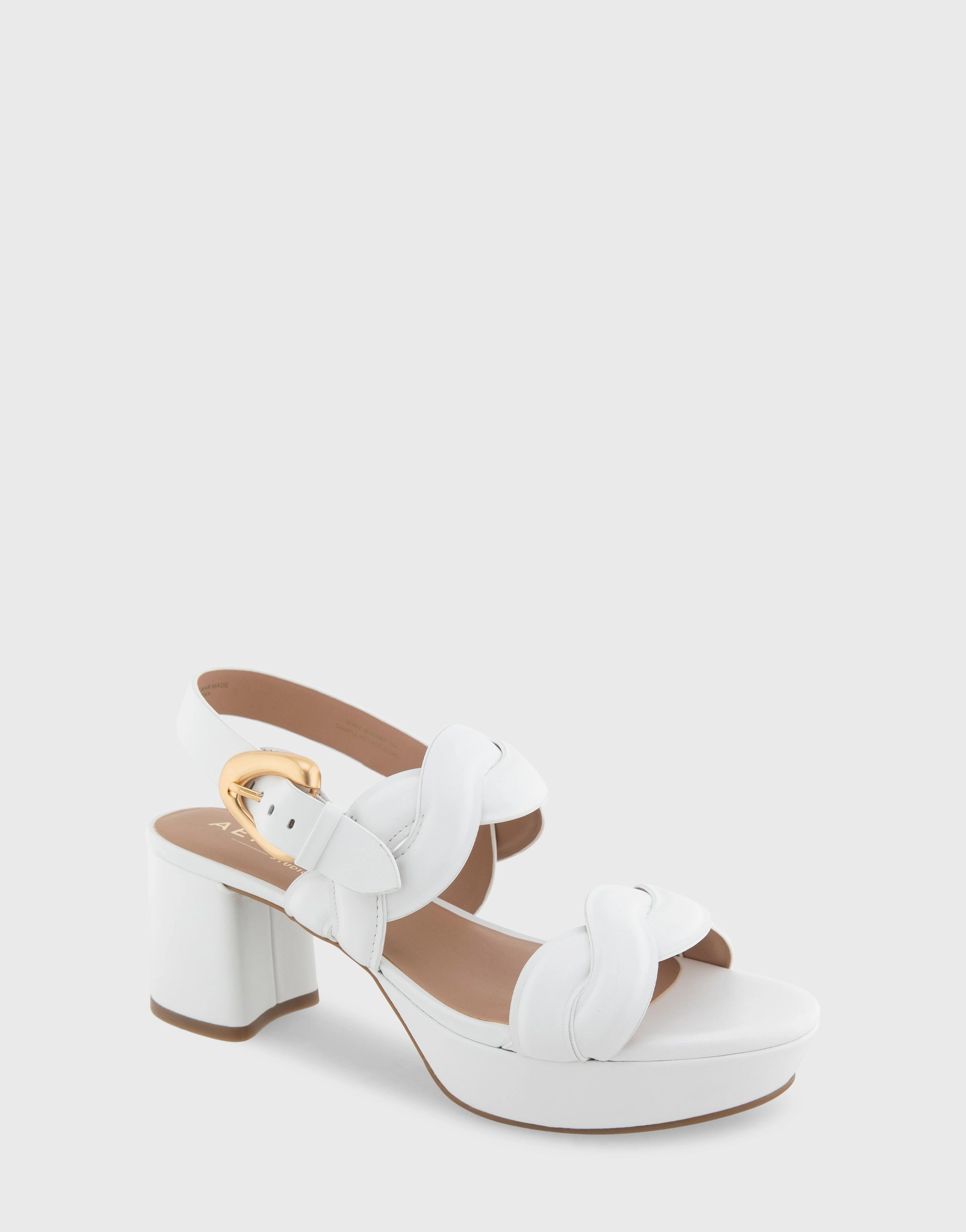 Comfortable Heeled Sandals mesh construction Camea