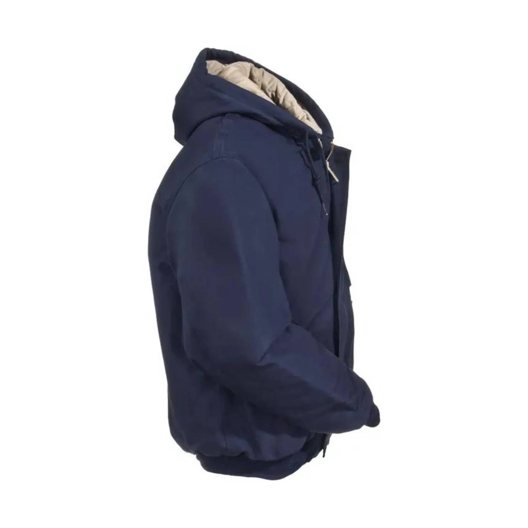 Carhartt Men's Flame Resistant Duck Active Jacket - Dark Navy Flex Fit Fabric