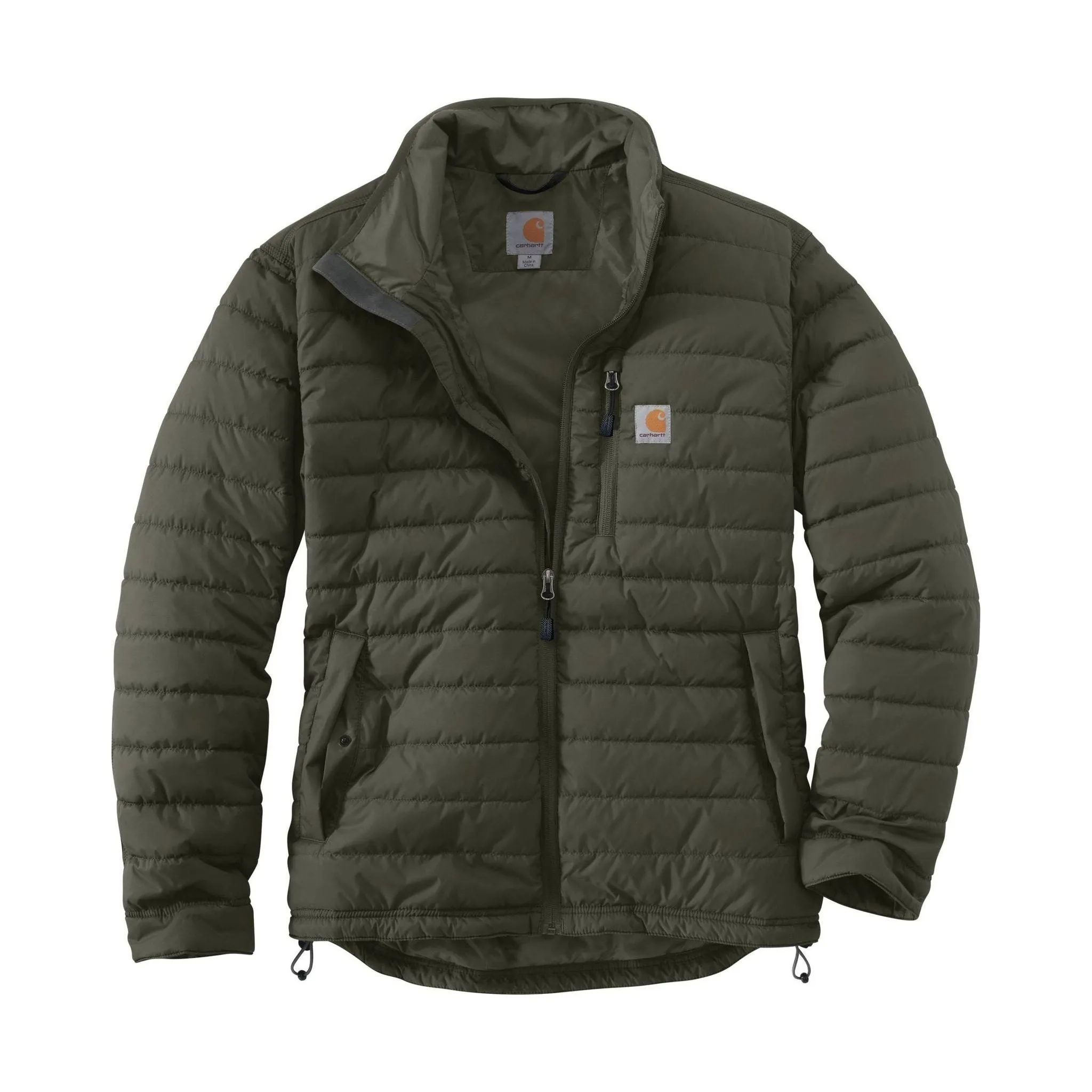 Easy Wear Carhartt Men's Rain Defender? Relaxed Fit Lightweight Insulated Jacket - Moss